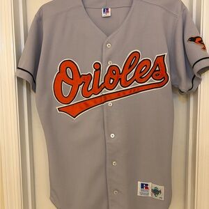 Baltimore Orioles Gray Jersey Russell Diamond Collection Size 44